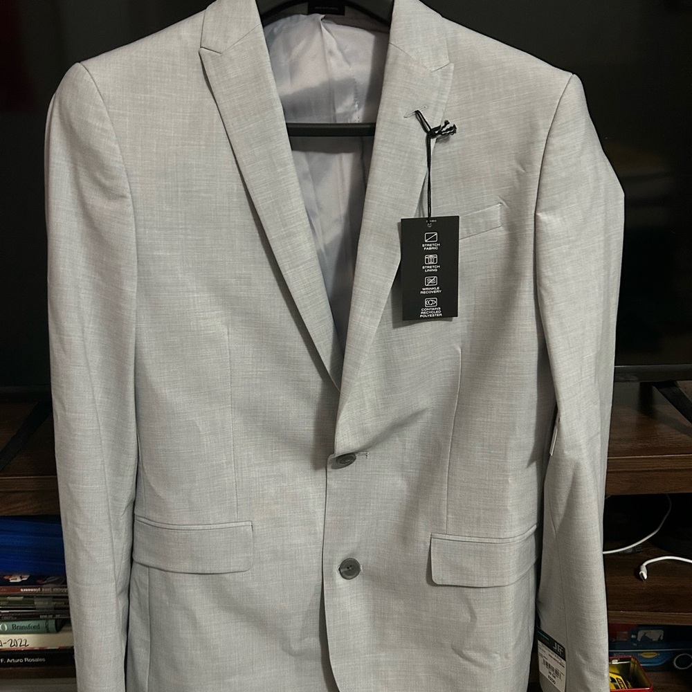 JF J.Ferrar Light Gray Sport Coat